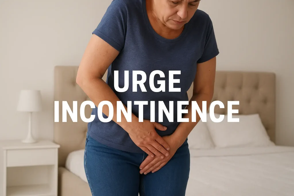 how to manage urge incontinence Cranleigh symptoms