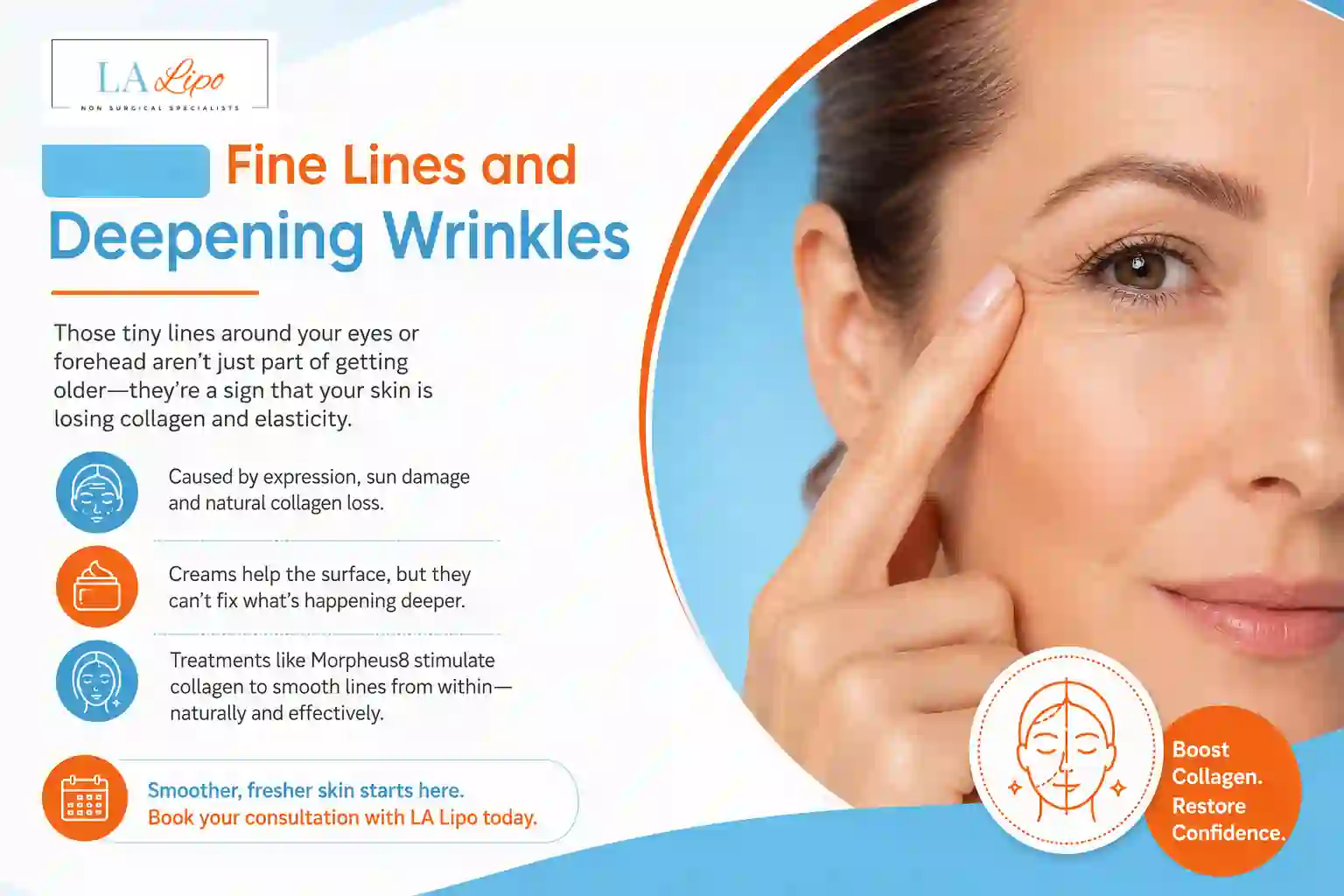 Sign #2: Fine Lines and Deepening Wrinkles Cranleigh
